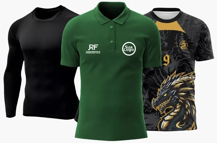 Simulador 3D de uniformes RF Fardamentos